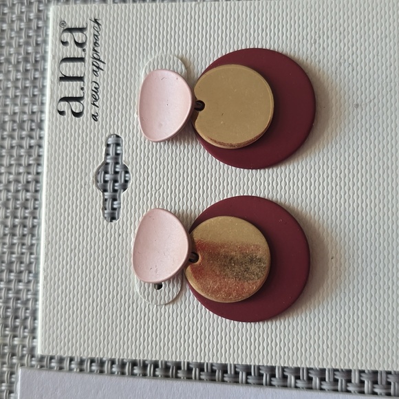 WOMEN'S FASHION JEWELRY BUNDLE OF 2 PAIR OF PIERCED EARRINGS - Picture 3 of 10